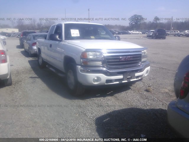 1GTEK19BX5E141677 - 2005 GMC NEW SIERRA K1500 WHITE photo 1