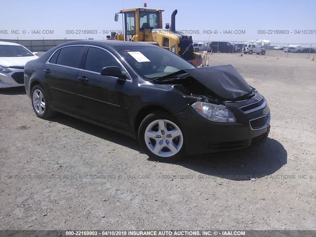 1G1ZA5EU8CF387100 - 2012 CHEVROLET MALIBU LS შავი ფოტო 1