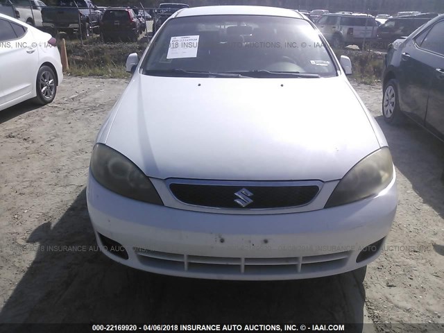 KL5JD66Z55K091415 - 2005 SUZUKI RENO S WHITE photo 6