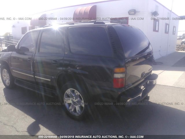 1GNEC13T24R310345 - 2004 CHEVROLET TAHOE C1500 BLACK photo 3