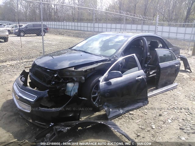 1G1ZE5EB2AF240996 - 2010 CHEVROLET MALIBU LTZ Qara foto 2