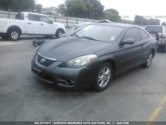 4T1CE30P18U766753 - 2008 TOYOTA CAMRY SOLARA SE/SLE/SPORT GRAY photo 2