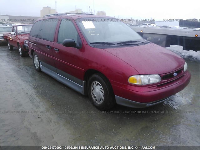 2FMDA5145SBD51786 - 1995 FORD WINDSTAR WAGON RED photo 1