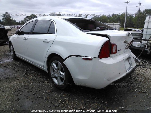 1G1ZA5E05AF106381 - 2010 CHEVROLET MALIBU LS თეთრი ფოტო 3