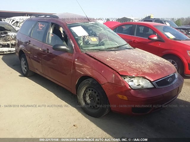 1FAHP36N45W214731 - 2005 FORD FOCUS ZXW RED photo 1