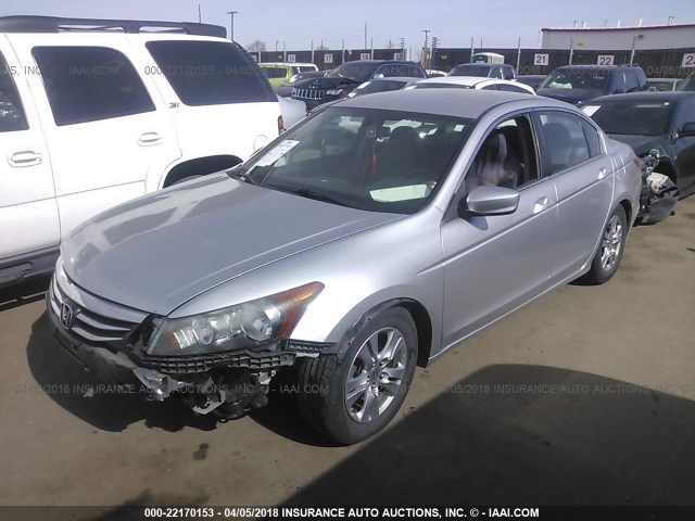 1HGCP2F40BA089064 - 2011 HONDA ACCORD LXP SILVER photo 2