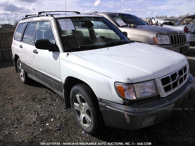 JF1SF6552WH779528 - 1998 SUBARU FORESTER S WHITE photo 1
