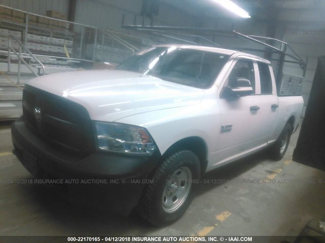 1C6RR7FG1FS551455 - 2015 RAM 1500 ST WHITE photo 2