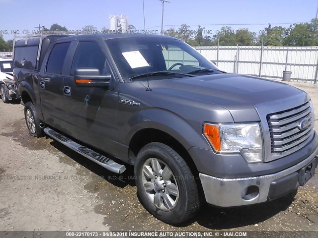 1FTFW1CF8CFB32522 - 2012 FORD F150 SUPERCREW GRAY photo 1