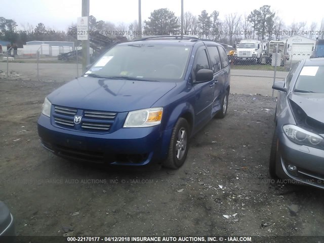 2D4RN3D10AR390072 - 2010 DODGE GRAND CARAVAN HERO BLUE photo 2