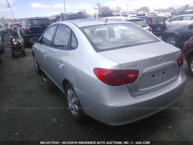 KMHDU46D59U709385 - 2009 HYUNDAI ELANTRA GLS/SE SILVER photo 3