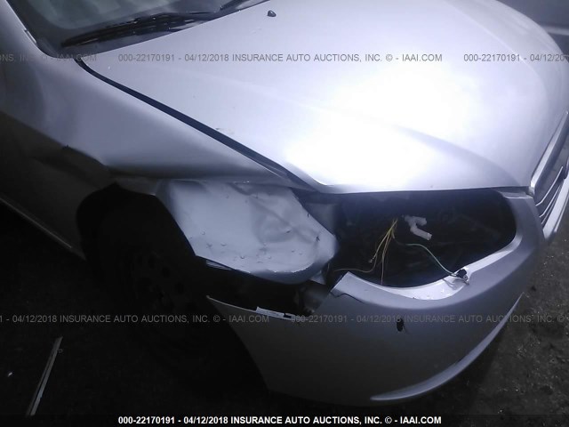 KMHDU46D59U709385 - 2009 HYUNDAI ELANTRA GLS/SE SILVER photo 6