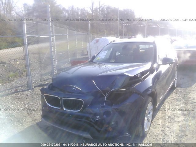 WBAVL1C54EVR94752 - 2014 BMW X1 XDRIVE28I BLUE photo 6