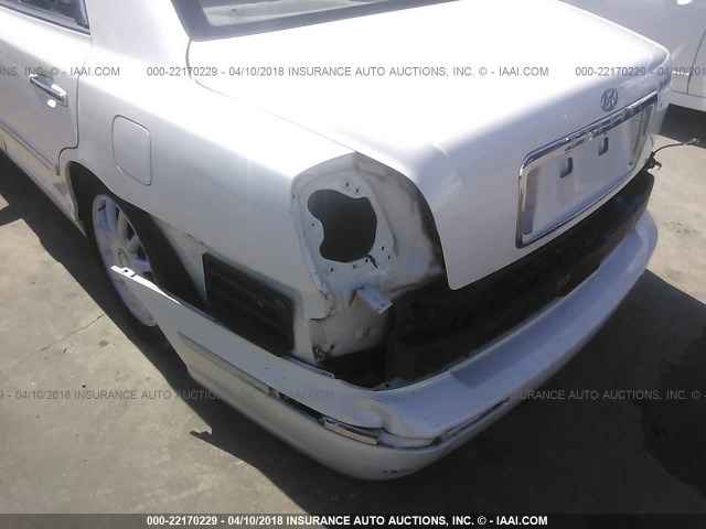 KMHFU45E14A298919 - 2004 HYUNDAI XG 350 WHITE photo 6