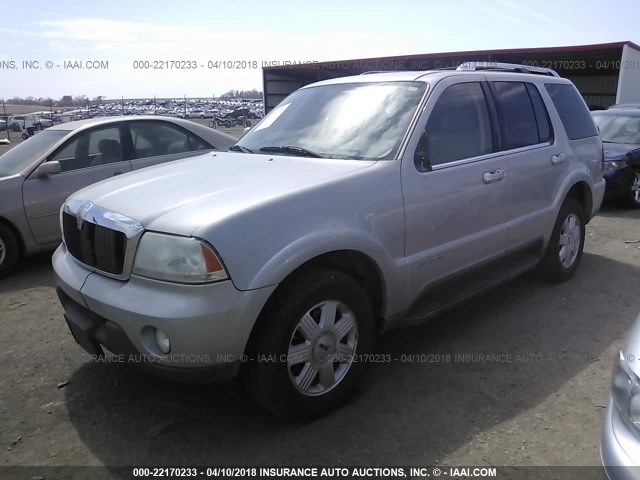5LMEU78H43ZJ34595 - 2003 LINCOLN AVIATOR 银色 照片 2
