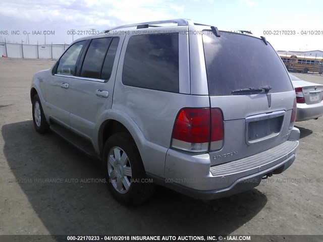 5LMEU78H43ZJ34595 - 2003 LINCOLN AVIATOR 银色 照片 3