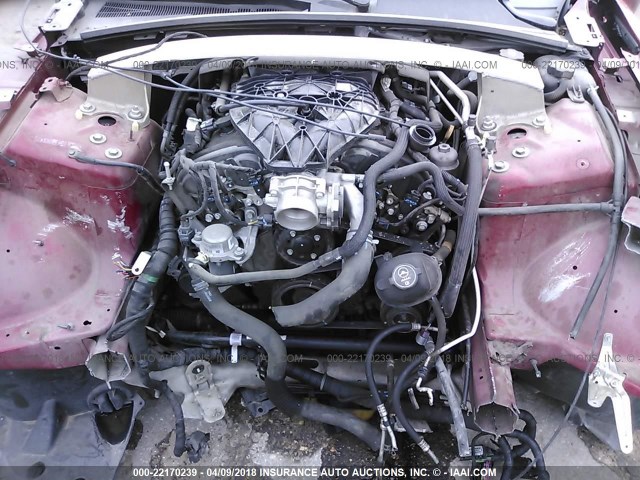 1G6DA5EY5B0151688 - 2011 CADILLAC CTS RED photo 10