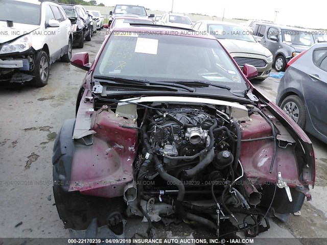 1G6DA5EY5B0151688 - 2011 CADILLAC CTS RED photo 6