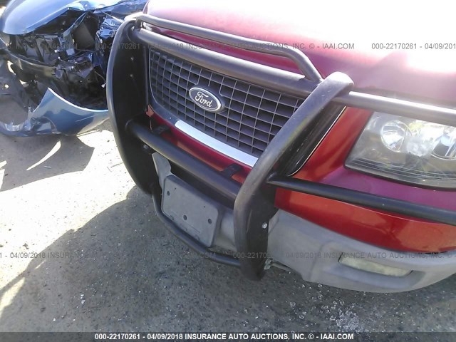 1FMPU16L03LB15433 - 2003 FORD EXPEDITION XLT RED photo 6