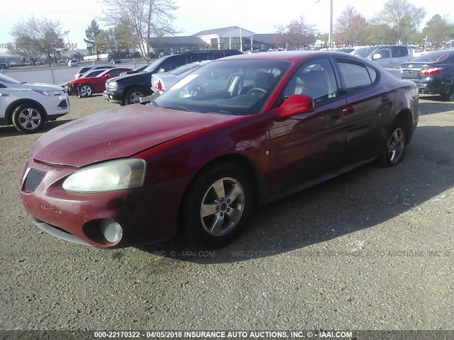 2G2WP552671106128 - 2007 PONTIAC GRAND PRIX Qırmızı foto 2