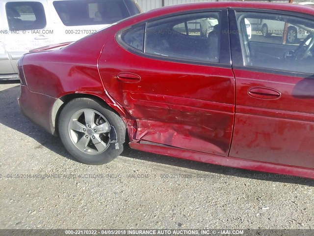 2G2WP552671106128 - 2007 PONTIAC GRAND PRIX Qırmızı foto 6
