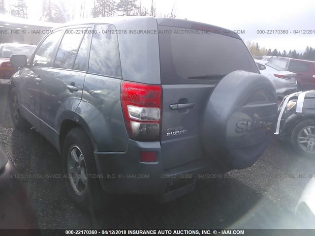 JS3TE941174200461 - 2007 SUZUKI GRAND VITARA  GRAY photo 3