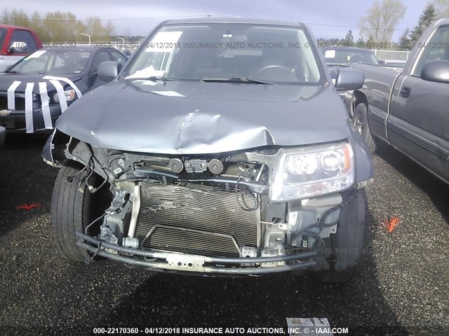 JS3TE941174200461 - 2007 SUZUKI GRAND VITARA  GRAY photo 6