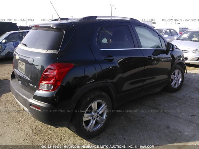 KL7CJLSB6FB238066 - 2015 CHEVROLET TRAX 1LT BLACK photo 4