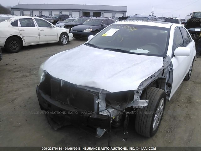 4T1BE46K68U783965 - 2008 TOYOTA CAMRY CE/LE/XLE/SE WHITE photo 6