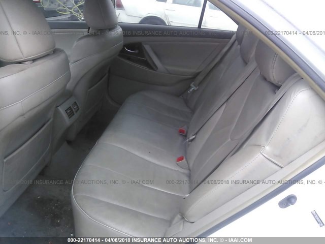 4T1BE46K68U783965 - 2008 TOYOTA CAMRY CE/LE/XLE/SE WHITE photo 8