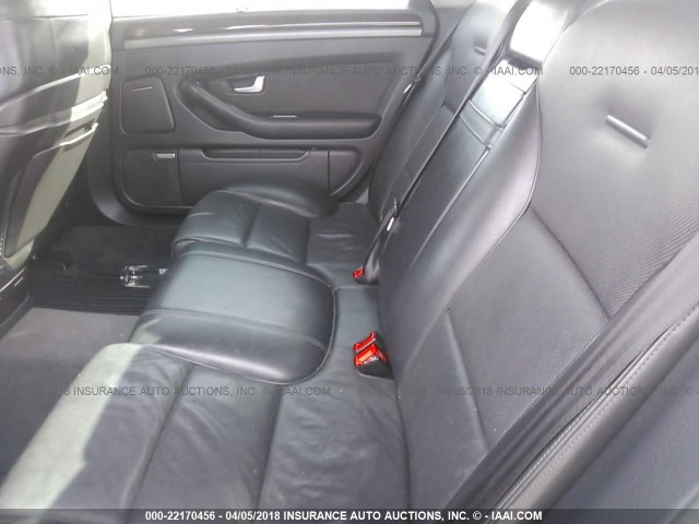 WAUML44EX6N004068 - 2006 AUDI A8 L QUATTRO GRAY photo 8