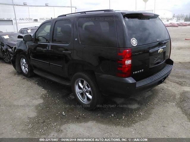 1GNFC13CX7R348429 - 2007 CHEVROLET TAHOE C1500 BLACK photo 3