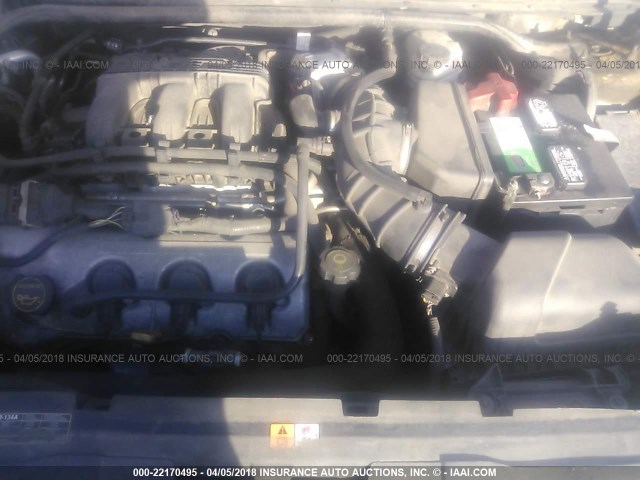 1FAHP25W28G117739 - 2008 FORD TAURUS LIMITED SILVER photo 10