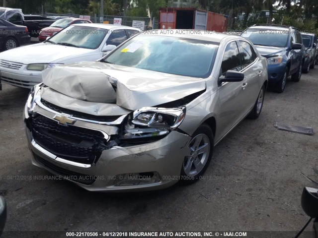 1G11B5SL0EF249155 - 2014 CHEVROLET MALIBU LS ოქროსფერი ფოტო 2
