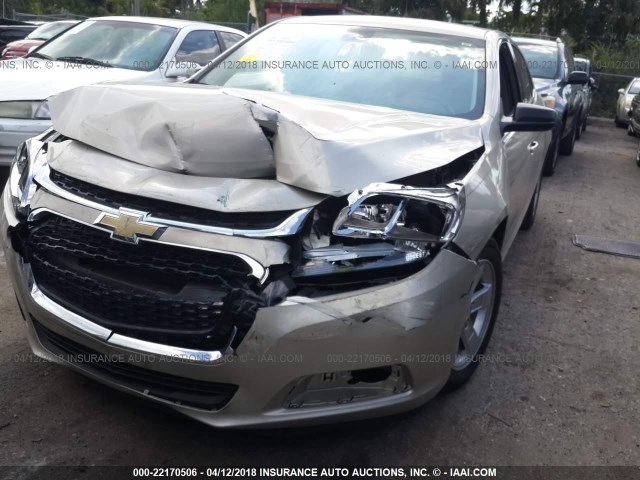 1G11B5SL0EF249155 - 2014 CHEVROLET MALIBU LS ოქროსფერი ფოტო 6