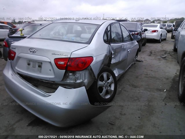 KMHDU46D98U359287 - 2008 HYUNDAI ELANTRA GLS/SE/LIMITED SILVER photo 6