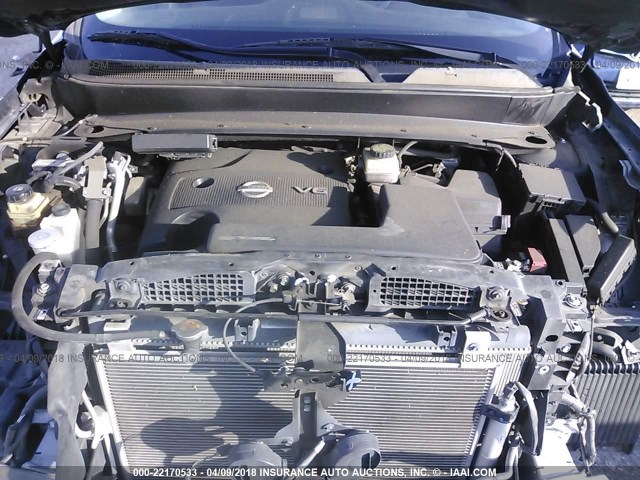 5N1AR2MNXDC684342 - 2013 NISSAN PATHFINDER S/SV/SL/PLATINUM 灰色 照片 10