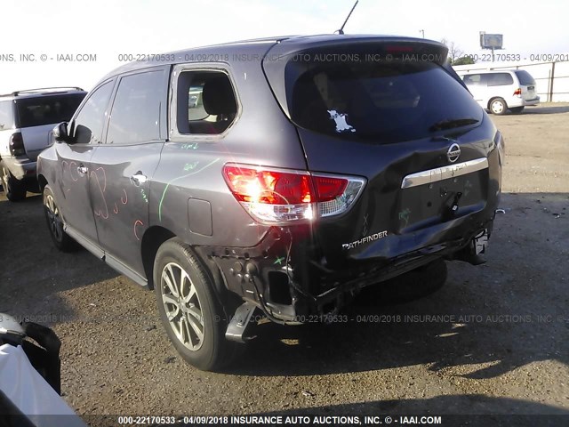 5N1AR2MNXDC684342 - 2013 NISSAN PATHFINDER S/SV/SL/PLATINUM 灰色 照片 3