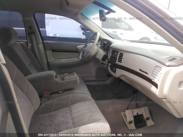 2G1WF55KX29321819 - 2002 CHEVROLET IMPALA GOLD photo 5