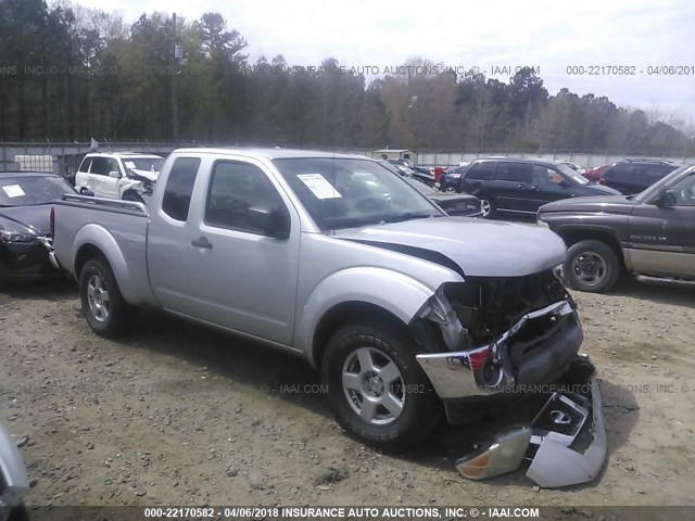 1N6AD06U36C457604 - 2006 NISSAN FRONTIER KING CAB LE/SE/OFF ROAD SILVER photo 1