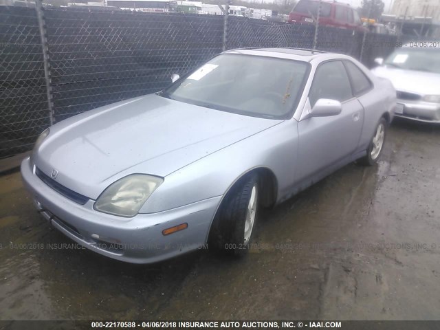 JHMBB6246WC005375 - 1998 HONDA PRELUDE SILVER photo 2