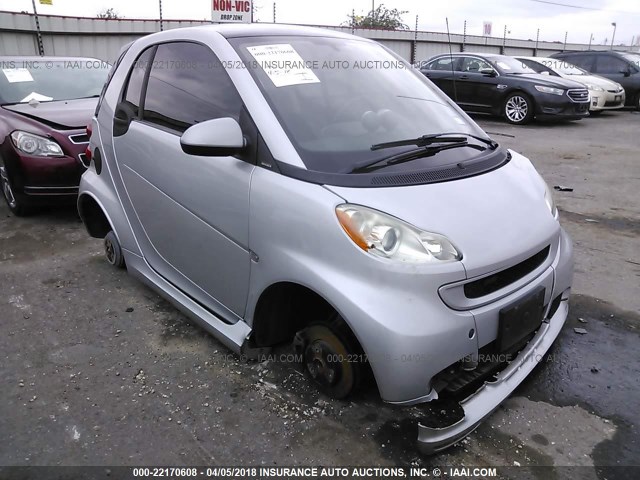 WMEEJ31X79K281068 - 2009 SMART FORTWO PURE/PASSION SILVER photo 1