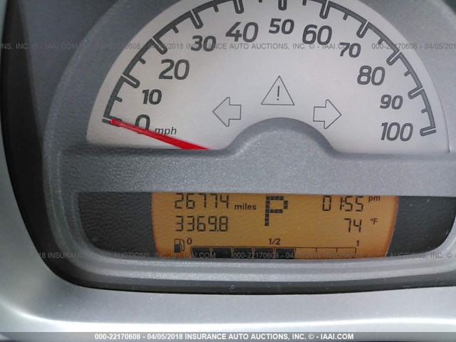 WMEEJ31X79K281068 - 2009 SMART FORTWO PURE/PASSION SILVER photo 7