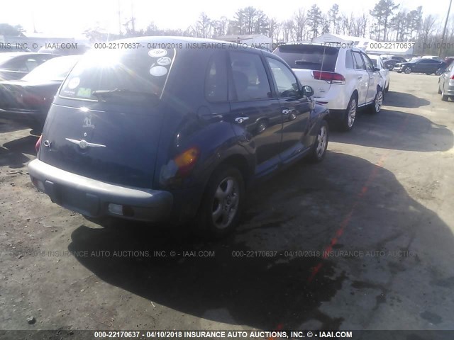 3C4FY48B23T563090 - 2003 CHRYSLER PT CRUISER CLASSIC BLUE photo 4