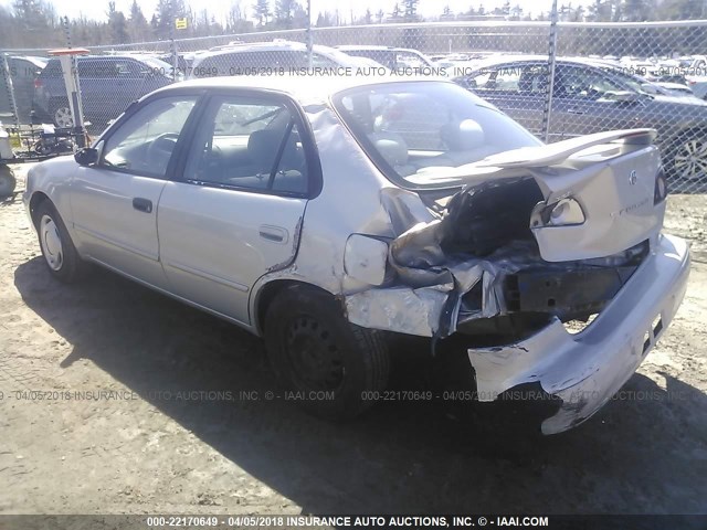 2T1BR12E82C578319 - 2002 TOYOTA COROLLA CE/LE/S SILVER photo 3