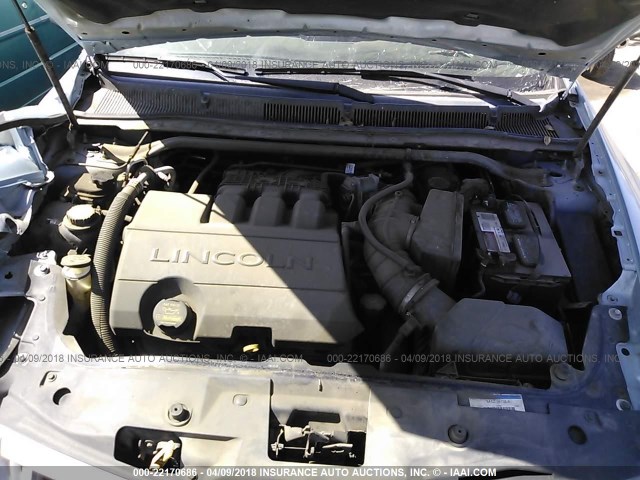 1LNHM93R29G626140 - 2009 LINCOLN MKS BLUE photo 10