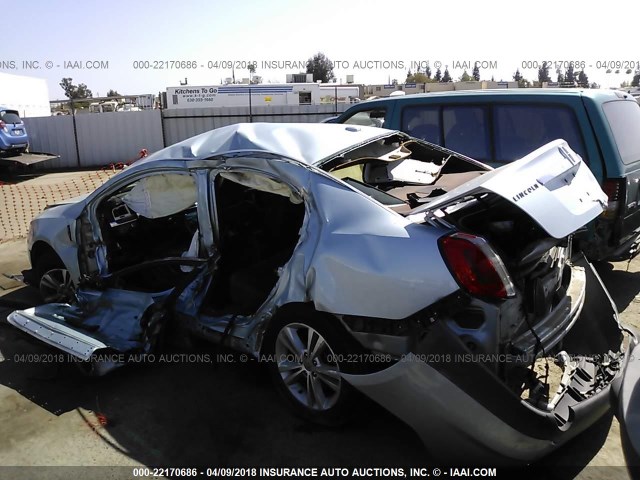 1LNHM93R29G626140 - 2009 LINCOLN MKS BLUE photo 3