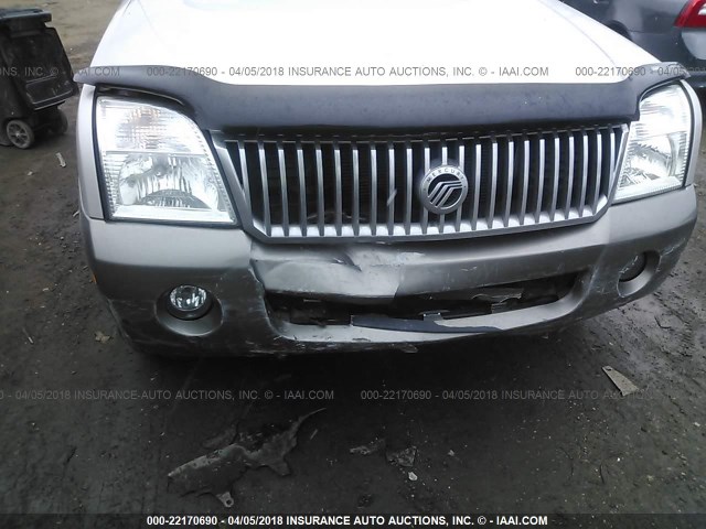 4M2ZU86W34ZJ36754 - 2004 MERCURY MOUNTAINEER  SILVER photo 6