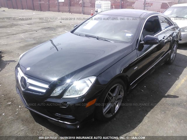 WDDKJ7DBXCF150196 - 2012 MERCEDES-BENZ E 550 BLACK photo 2