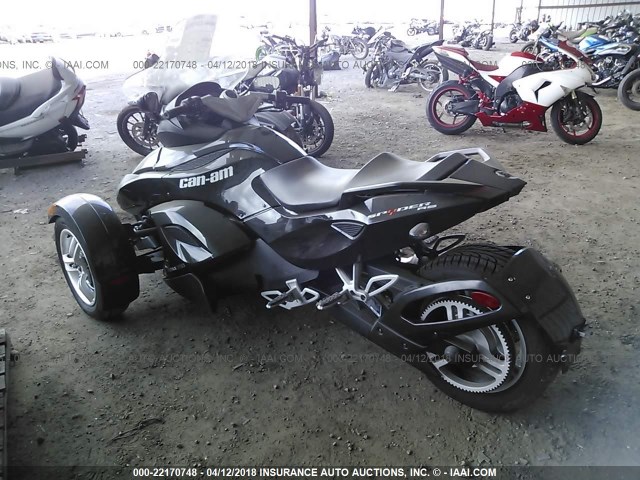 2BXJALA19CV000297 - 2012 CAN-AM SPYDER ROADSTER RS GRAY photo 3